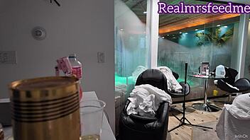 medusa takes on black wolf's monster cock in rough domination behind the scenes