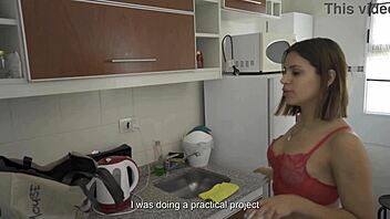 Hey, I caught a cute Colombian girl naked on webcam asking for help with her content creation.