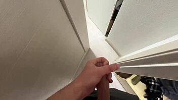 The stepson casually caught his stepmother playing with a fuck doll in a close-up Russian homemade scene with talk and creampie.