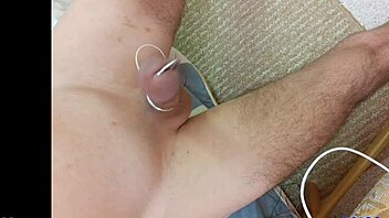 how intense is this bound monster cock estim for handsfree orgasm?