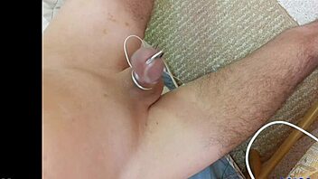 how intense is this bound monster cock estim for handsfree orgasm?