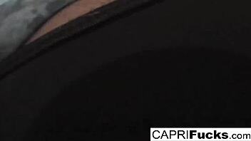 oh man, capri cavanni is playin with her wet pussy and those amazin big tits