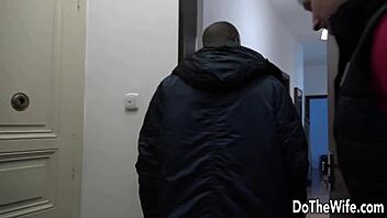 jocelyne black takes bbc anal creampie while cuckold watches interracial action