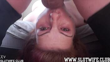 Ever wonder how cock-hungry amateur slut Karla Rose handles rough morning throat fuck with gagging on big natural tits?