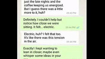 Co-workers share steamy fantasies with moans and dirty talk