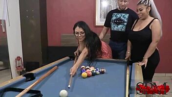 casual-narrative mexican cougar licks big ass and huge tits in first part