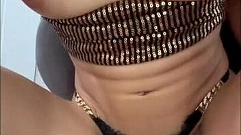 skinny latina beauty poses in costumes for her first amateur pov photoshoot in bedroom