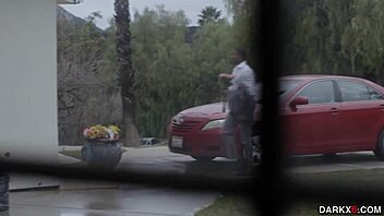 Oh man, this black monster cock is railing my white anal from behind so hard, I can barely take it!