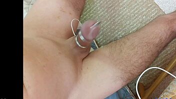 how intense is this bound monster cock estim for handsfree orgasm?