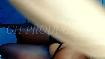 African 18+ Slut Tied Up and Forced to Slobber on Massive BBC