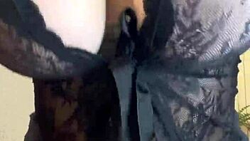 why does this thick pawg latina tease in see-through lingerie while dancing?