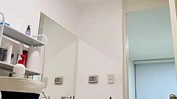 Nicole's Fat Butt and Cute Titties Displayed in Steamy Shower Scene