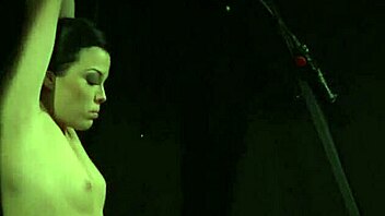 Rough Maledom Spanks Bound Submissive With Facial Finish