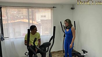 Curvy Latina Teen Rides Muscular Gym Friend's Monster Cock In Rough Doggystyle Encounter