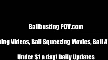 Bratty Girl Ballbusting Humiliation