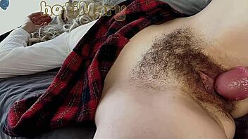 Big Cock Risky Fucking Hairy Pussy And Creampie Inside Closeup!