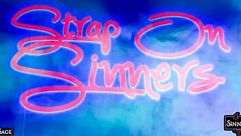 dildo lover sinn sage drilling ariella ferrera and her friend's pussy 😈