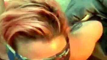 Blindfolded Slut Gags On Huge Black Cock In Amateur Interracial Face Fuck