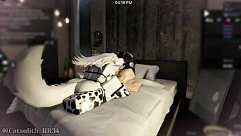 She comes back after a month for more fun sex with a follower in part 1 of 2