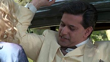 natasha marley gets fucked outdoors in heels stockings and fishnets with monster cock