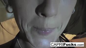 oh man, capri cavanni is playin with her wet pussy and those amazin big tits