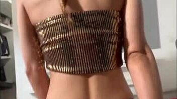 skinny latina beauty poses in costumes for her first amateur pov photoshoot in bedroom