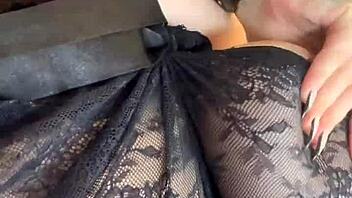 why does this thick pawg latina tease in see-through lingerie while dancing?