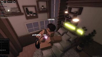 Timid fan offers her body for wild cartoon sex adventure in intriguing Roblox style