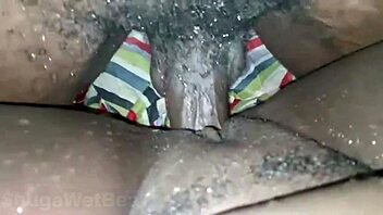 Amateur unleashes huge squirt from intense fucking with monster cock