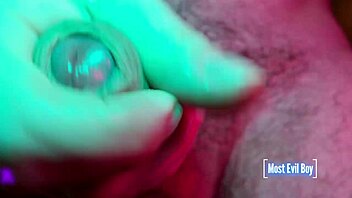 Frontal Cumshot From Close-Up Handjob Masturbation With Monster Cock