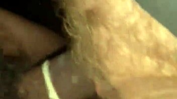 Outdoor Sex Adventure on Car with Black Hairy Hooker Taking Cock in Pussy