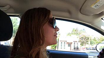 uh, slutty european babe with big tits takes on massive cock for double penetration fun