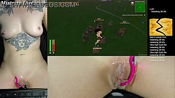 Playing Tropical Monster Girls Game On Stream