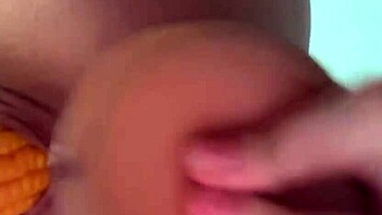 anal close up shows huge dildo double penetrating tight hole