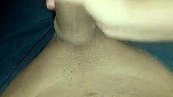 Masturbating This Huge Monster Cock Nonstop With Passionate Handjob And Cumshot