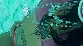 Teen Solo Babe Teases With Massive Toy By Poolside