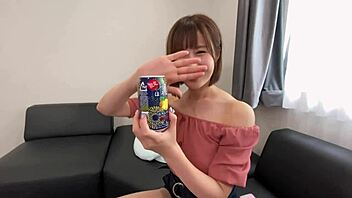 this cute japanese amateur slut gets off in a homemade session with sexy asian tits and pussy play leading to intense orgasm