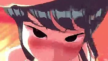 komi san, swallow that huge cock deep and take my cumshot like a pro!