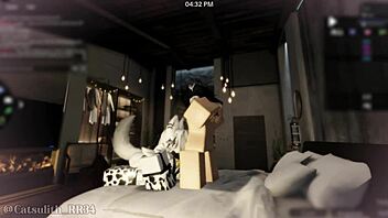 She comes back after a month for more fun sex with a follower in part 1 of 2