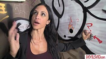 Woman And Young Woman Sucking Big Cock In Public Toilet