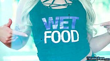 Harley King in lingerie takes on a gang of big black cocks with blowbang and interracial action