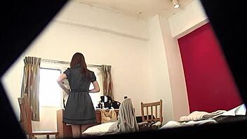 my adorable saggy tits excite these men for threesome