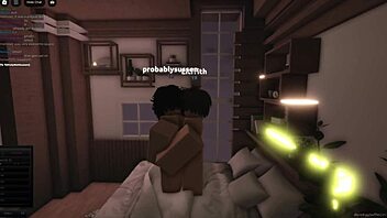 Timid fan offers her body for wild cartoon sex adventure in intriguing Roblox style