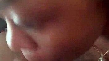 slutty redhead deepthroats big black cock but craves more sloppy sucking action