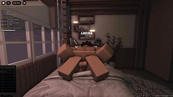 Timid fan offers her body for wild cartoon sex adventure in intriguing Roblox style