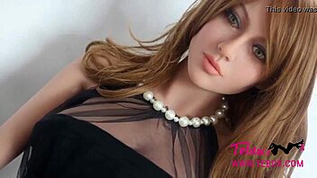 hey check out this real life sex doll a brunette beauty with big tits