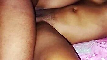 African black teen 18+ gets fucked hard and fast in morning quickie!