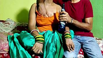 The neighbor's newly married bhabhi got intimate in a homemade Hindi encounter with Fireecouple.