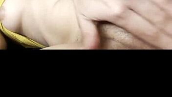 subtle solo play with dildo for her lover