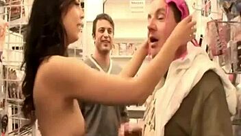 Danni Cole licking pussy, blowjob, and hardcore threesome fucking outdoors in gangbang!